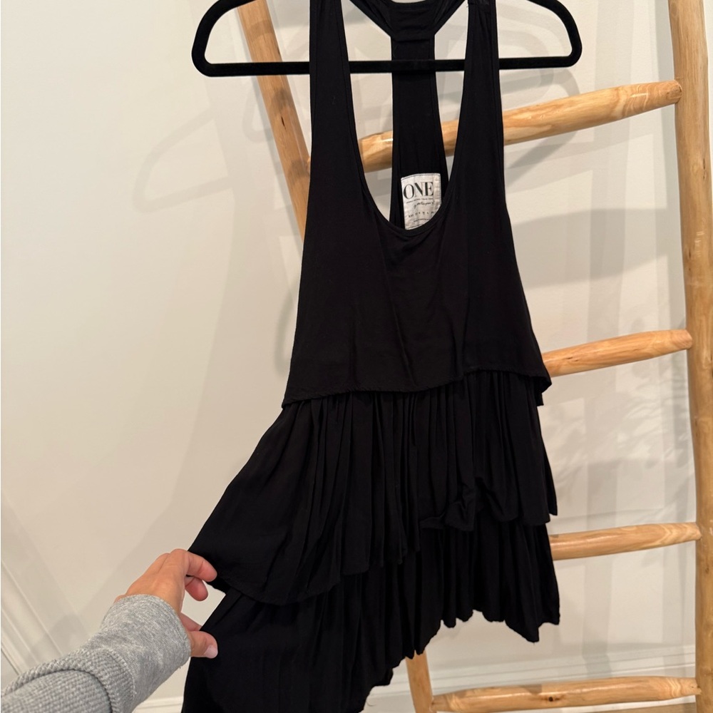 One by Oneteaspoon Black Layered Dress